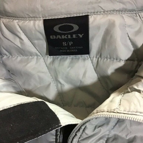 Oakley Womens Jacket White Zip Up Pockets - Picture 5 of 5